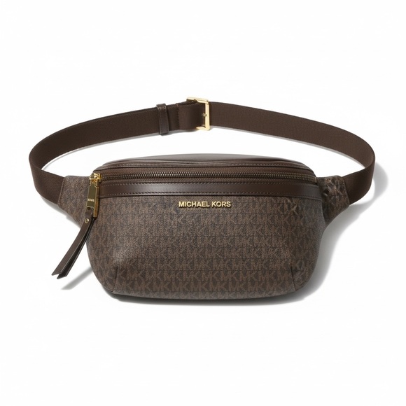 Michael Kors Handbags - Michael Kors Signature Brown Belt Bag
